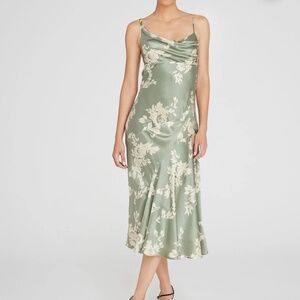 100% mulberry silk maxi dress